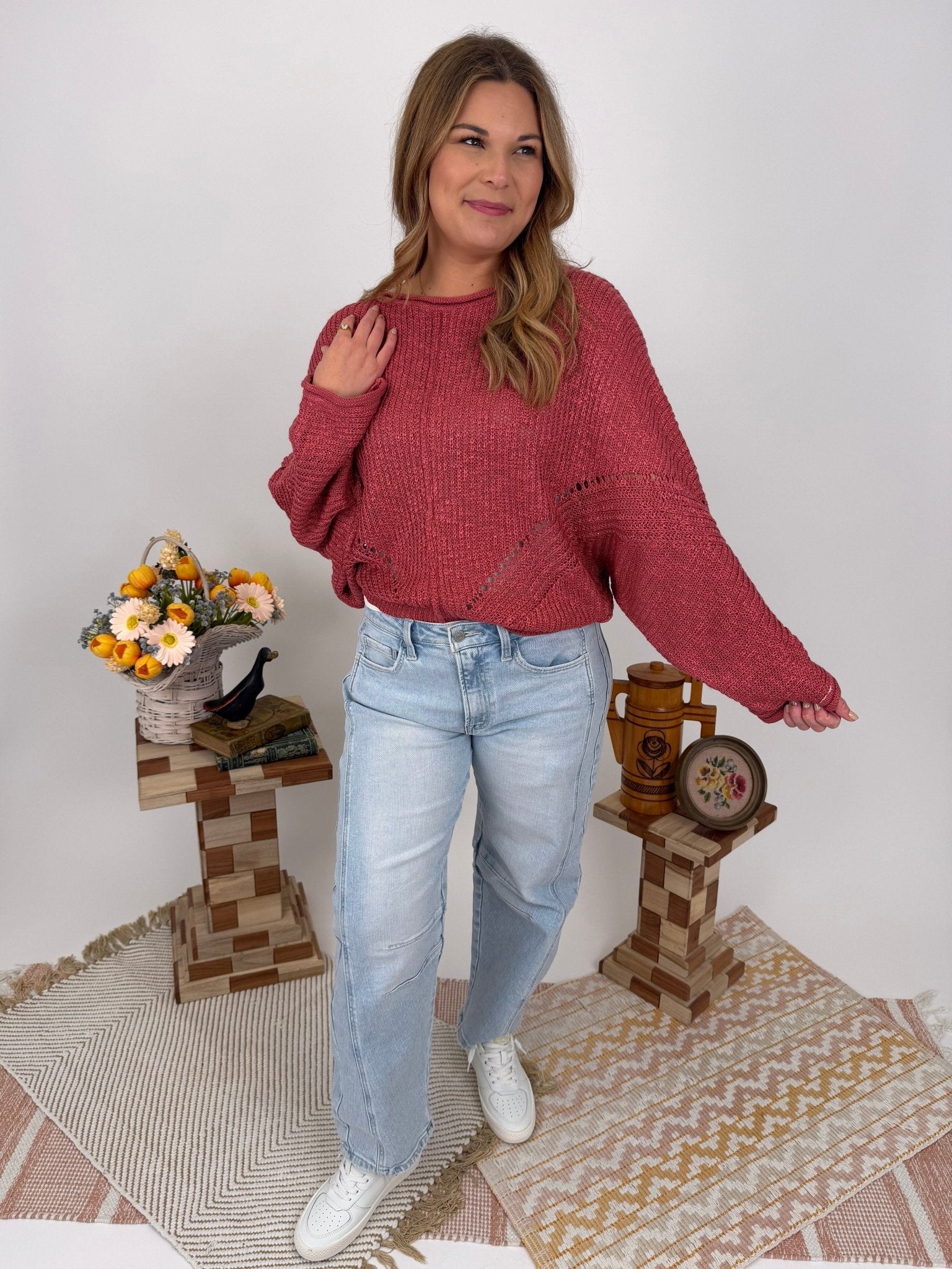 Just Because Relaxed Fit Pullover - PAPER DOLL