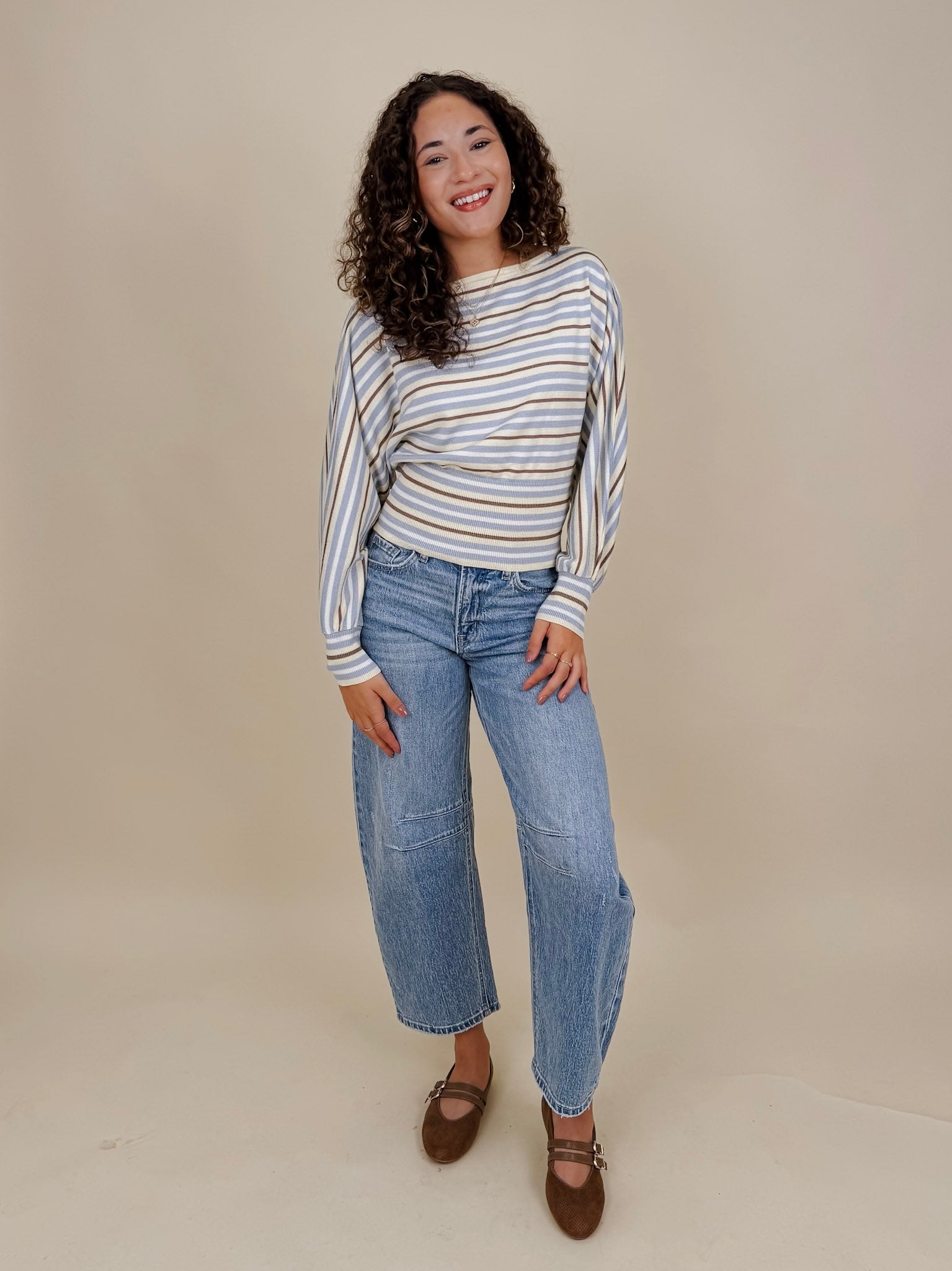 Trinity Striped Blouse - PAPER DOLL
