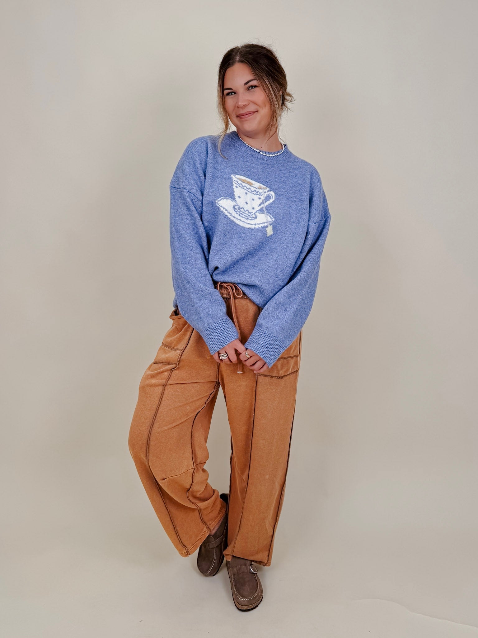 My Cup Of Tea Sweater - PAPER DOLL