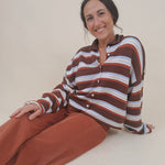 Meg Striped Cardigan - PAPER DOLL