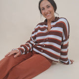 Meg Striped Cardigan - PAPER DOLL