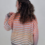 Poppy Rainbow Stripe Cardigan - PAPER DOLL