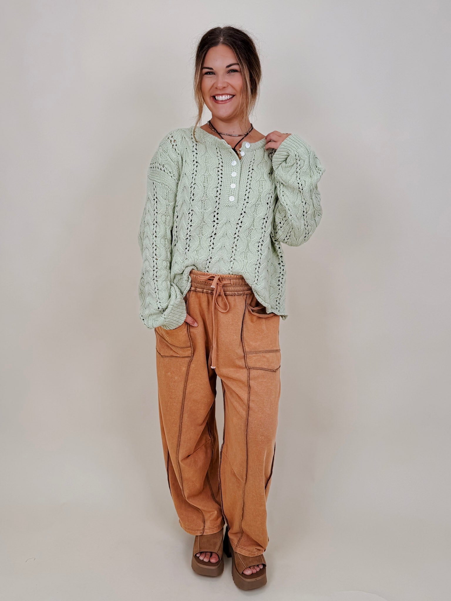 Polly Woven Sweater - PAPER DOLL