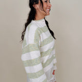 Melanie Striped Cardigan - PAPER DOLL