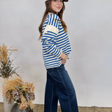 Scarlett Striped Knit Sweater - PAPER DOLL