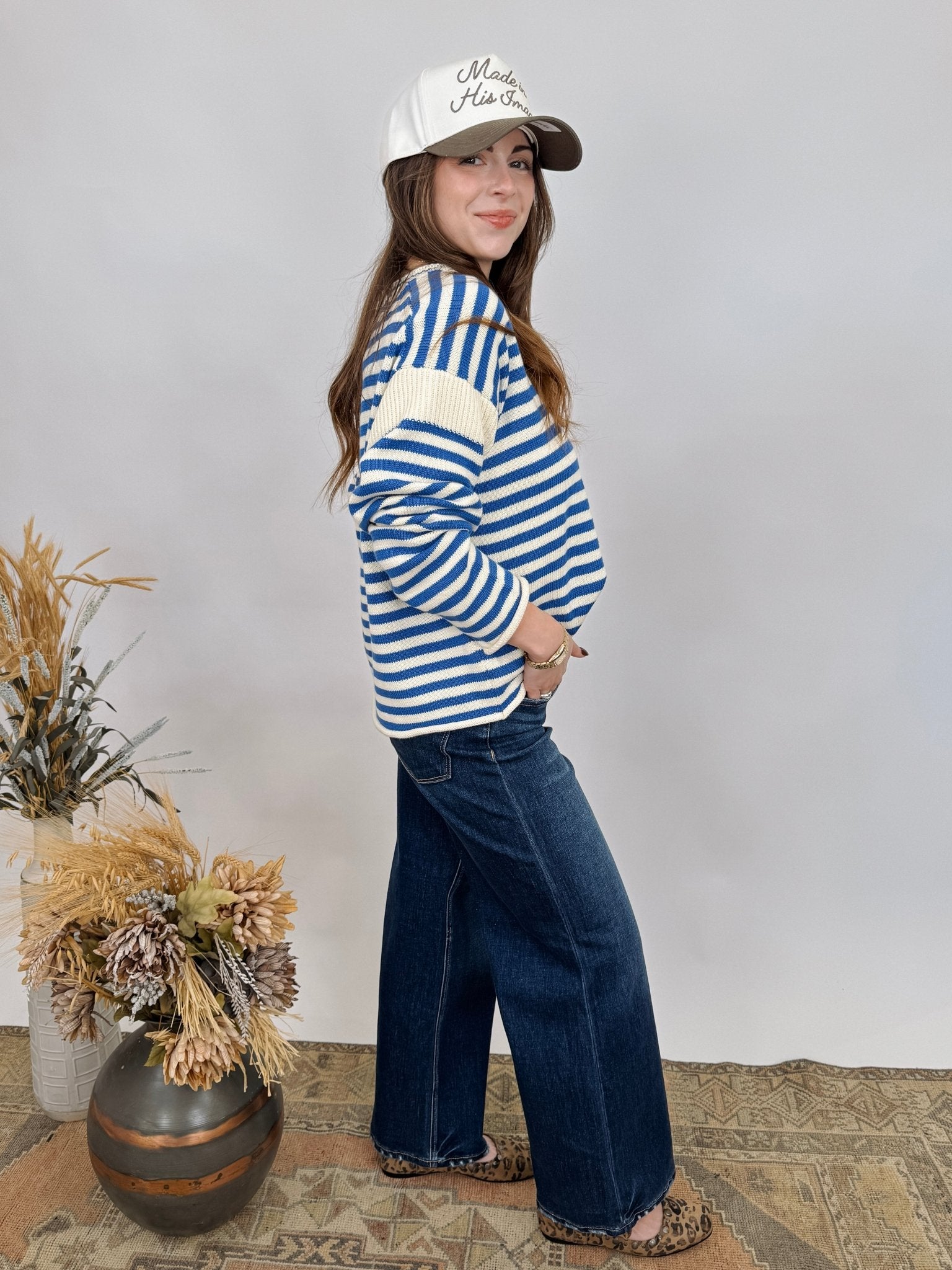 Scarlett Striped Knit Sweater - PAPER DOLL