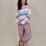 Confetti Color Block Sweater - PAPER DOLL