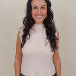 Blair Mock Neck Knit Top - PAPER DOLL