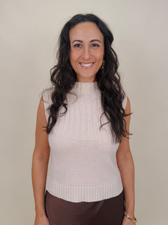 Blair Mock Neck Knit Top - PAPER DOLL