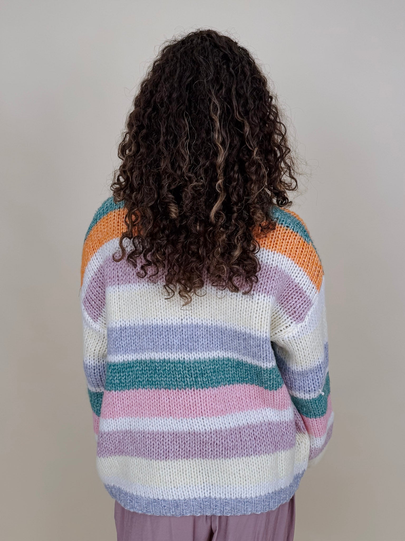 Confetti Color Block Sweater - PAPER DOLL