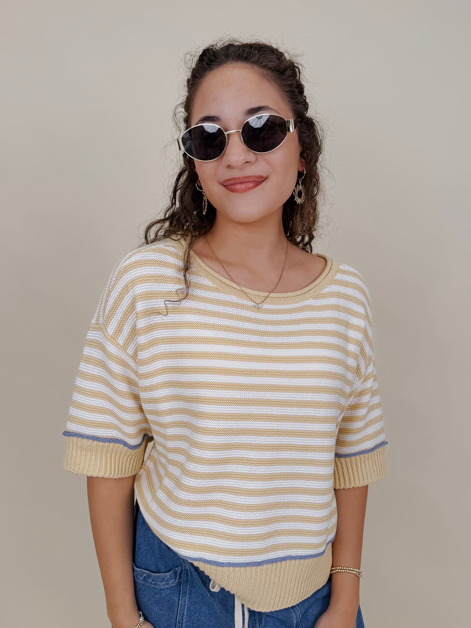 Ainsley Stripe Sweater - PAPER DOLL