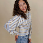 Trinity Striped Blouse - PAPER DOLL