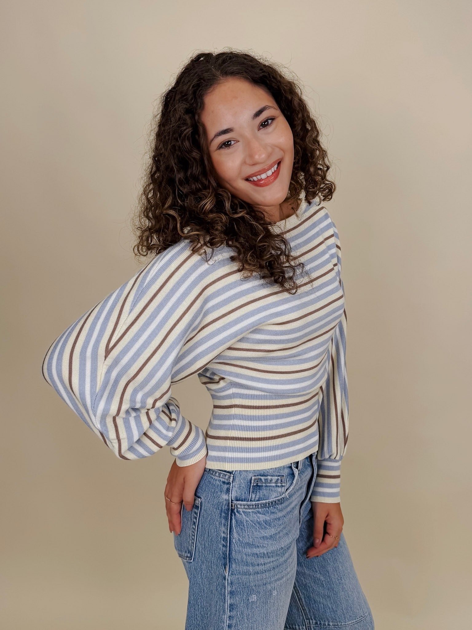 Trinity Striped Blouse - PAPER DOLL