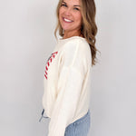 American Flag Graphic Sweater - PAPER DOLL
