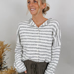 Jesslia Striped Cardigan - PAPER DOLL