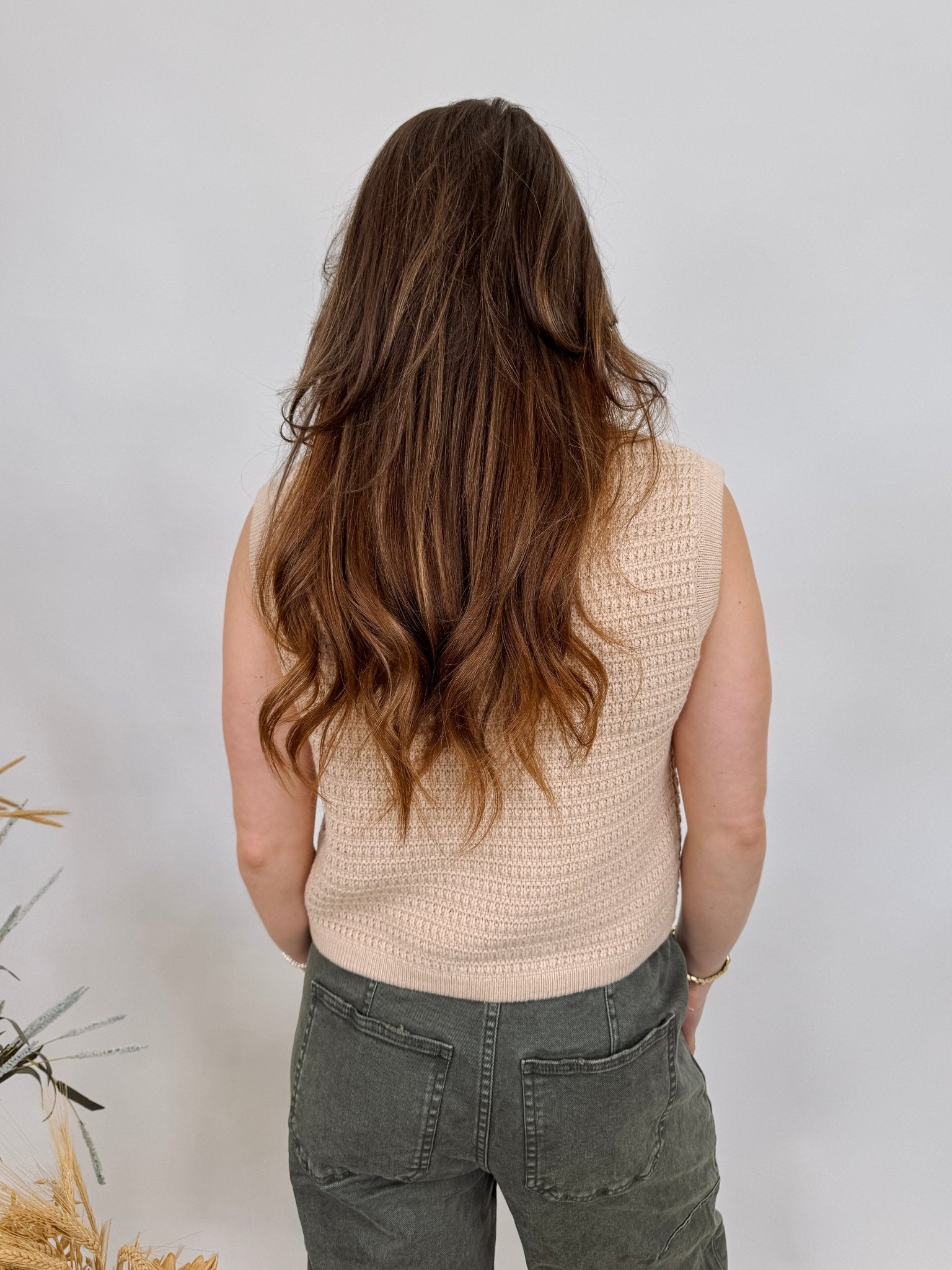 Shelby Front Button Knit Top - PAPER DOLL