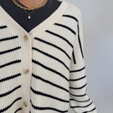 Just the Beginning Striped Cardigan - PAPER DOLL