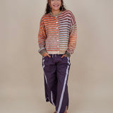 Poppy Rainbow Stripe Cardigan - PAPER DOLL