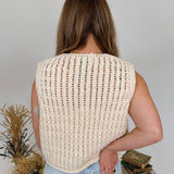It's Time Chunky Knit Vest - PAPER DOLL