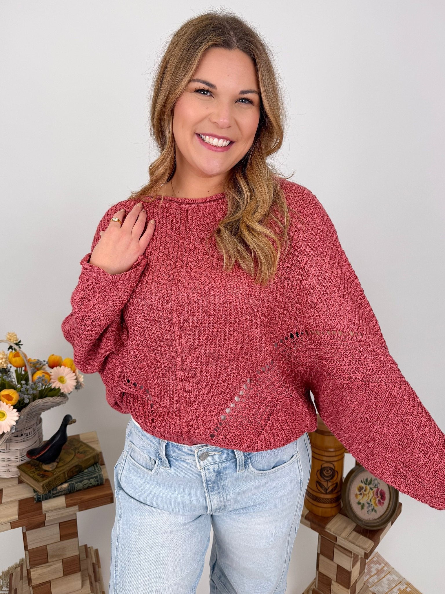 Just Because Relaxed Fit Pullover - PAPER DOLL