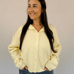Della Super Soft Button Up Knit Sweater - PAPER DOLL