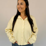 Della Super Soft Button Up Knit Sweater - PAPER DOLL