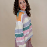 Confetti Color Block Sweater - PAPER DOLL