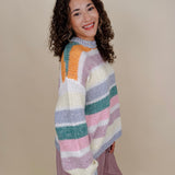Confetti Color Block Sweater - PAPER DOLL