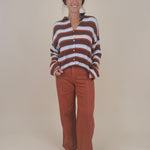 Meg Striped Cardigan - PAPER DOLL