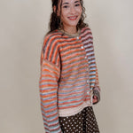 Poppy Rainbow Stripe Cardigan - PAPER DOLL