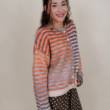 Poppy Rainbow Stripe Cardigan - PAPER DOLL
