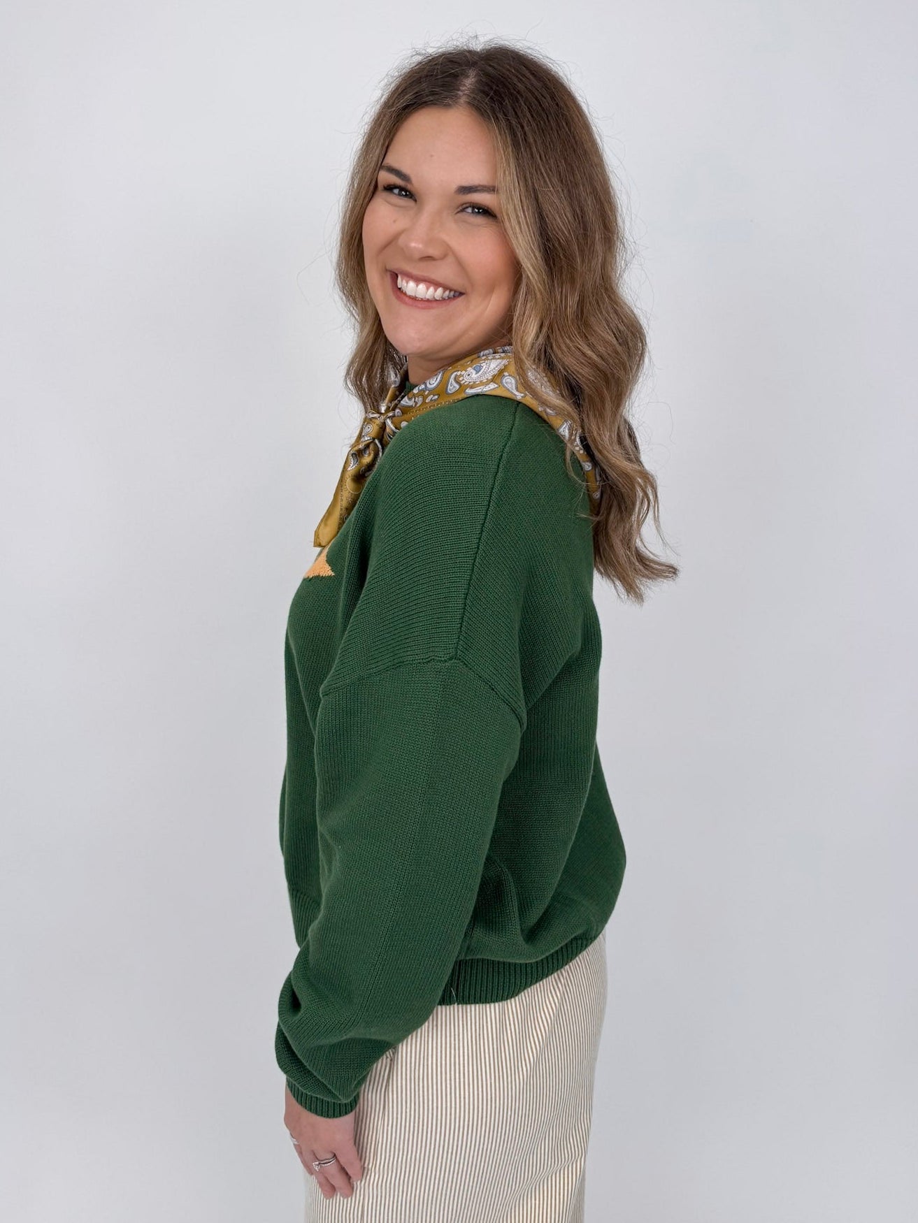 "Camp" Flag Sweatshirt - PAPER DOLL