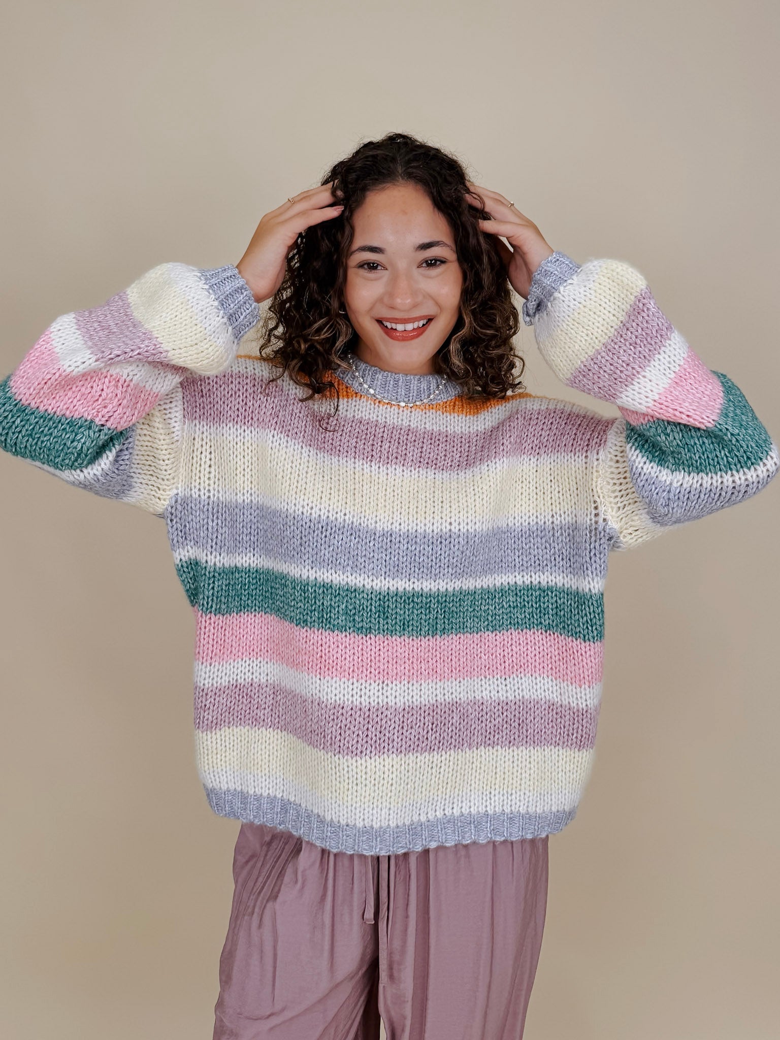 Confetti Color Block Sweater - PAPER DOLL