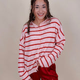 Candy Colada Striped Cardigan - PAPER DOLL