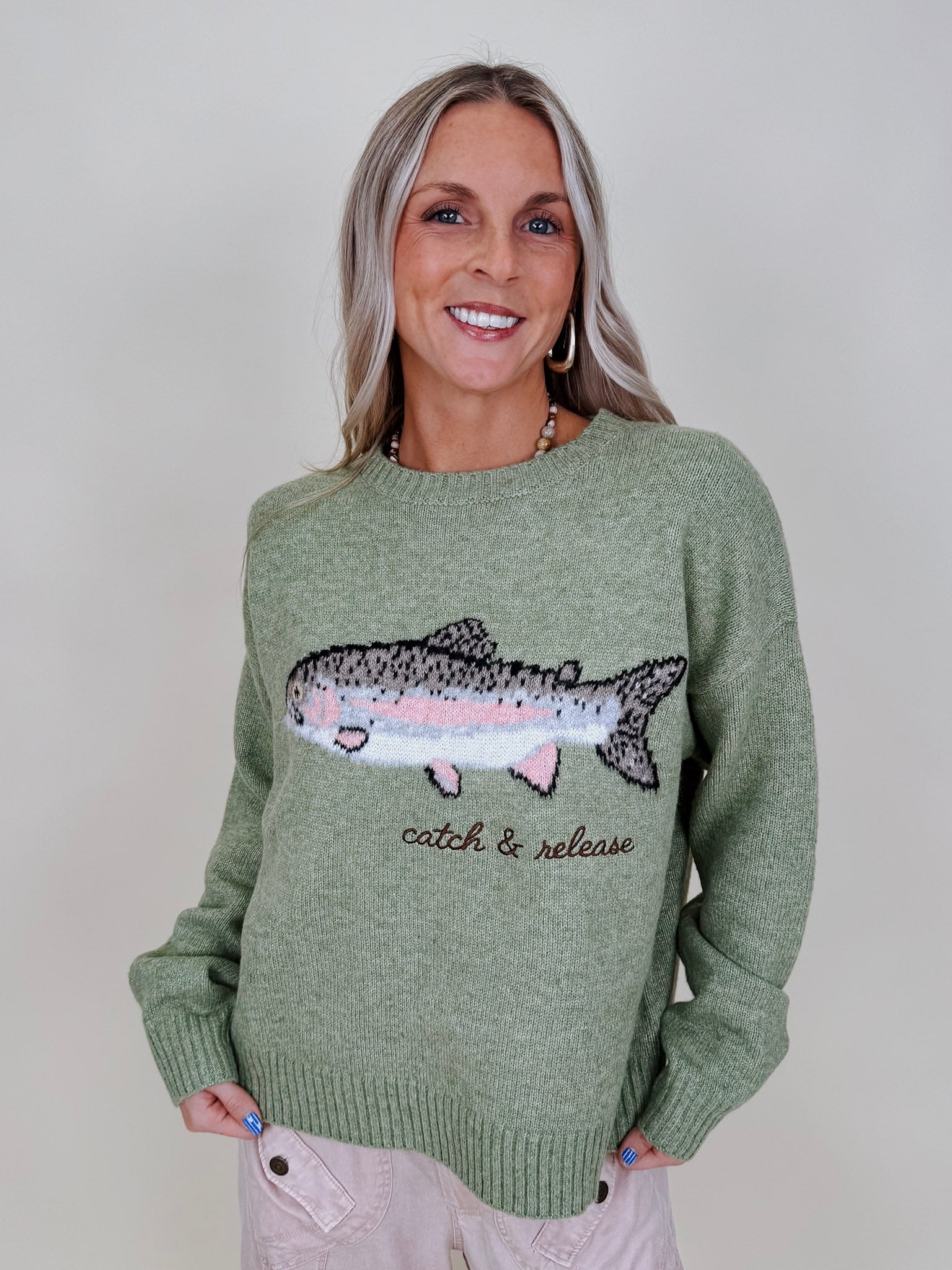 Catch & Release Icon Sweater - PAPER DOLL