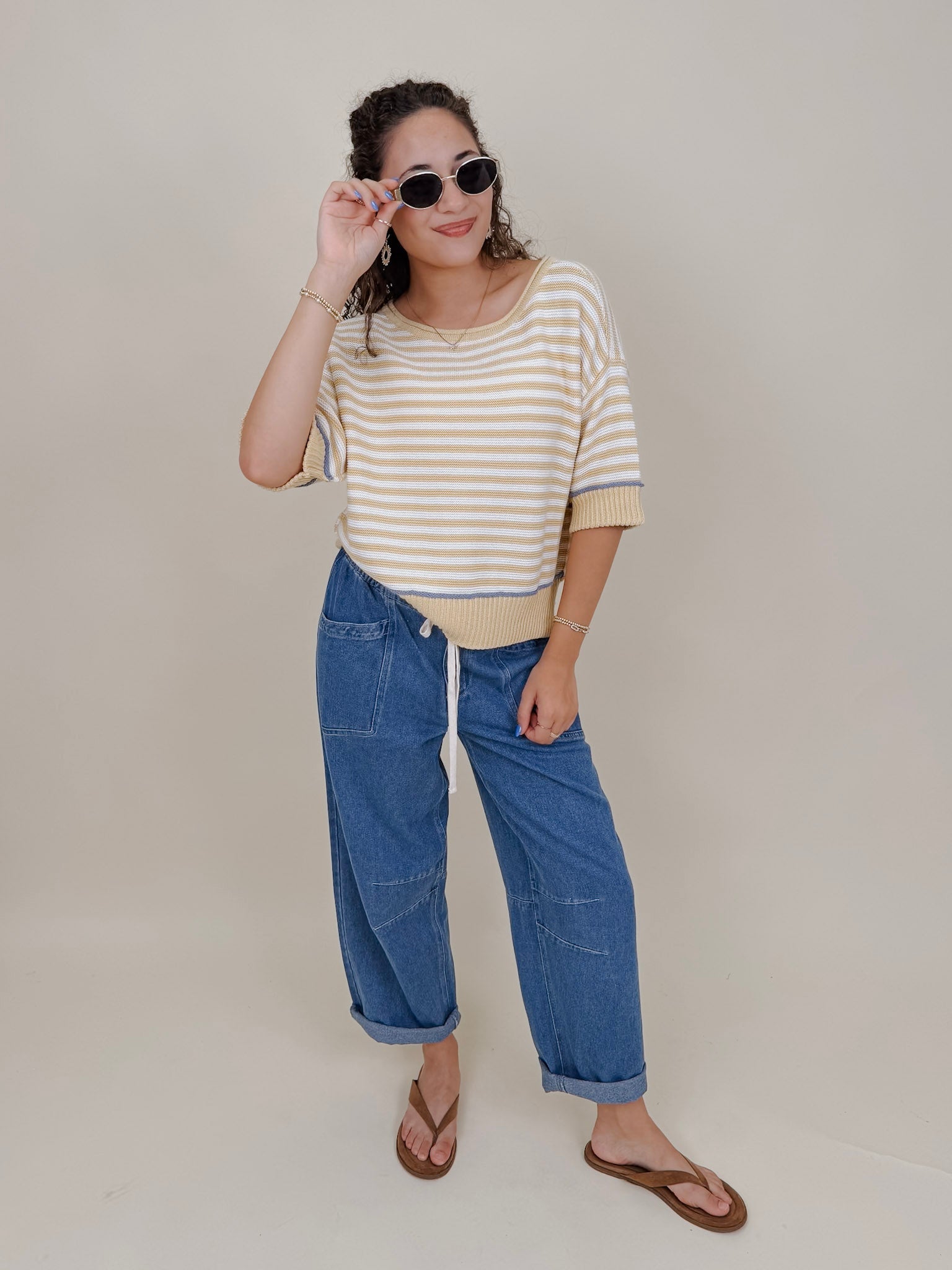 Ainsley Stripe Sweater - PAPER DOLL