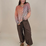 Poppy Rainbow Stripe Cardigan - PAPER DOLL