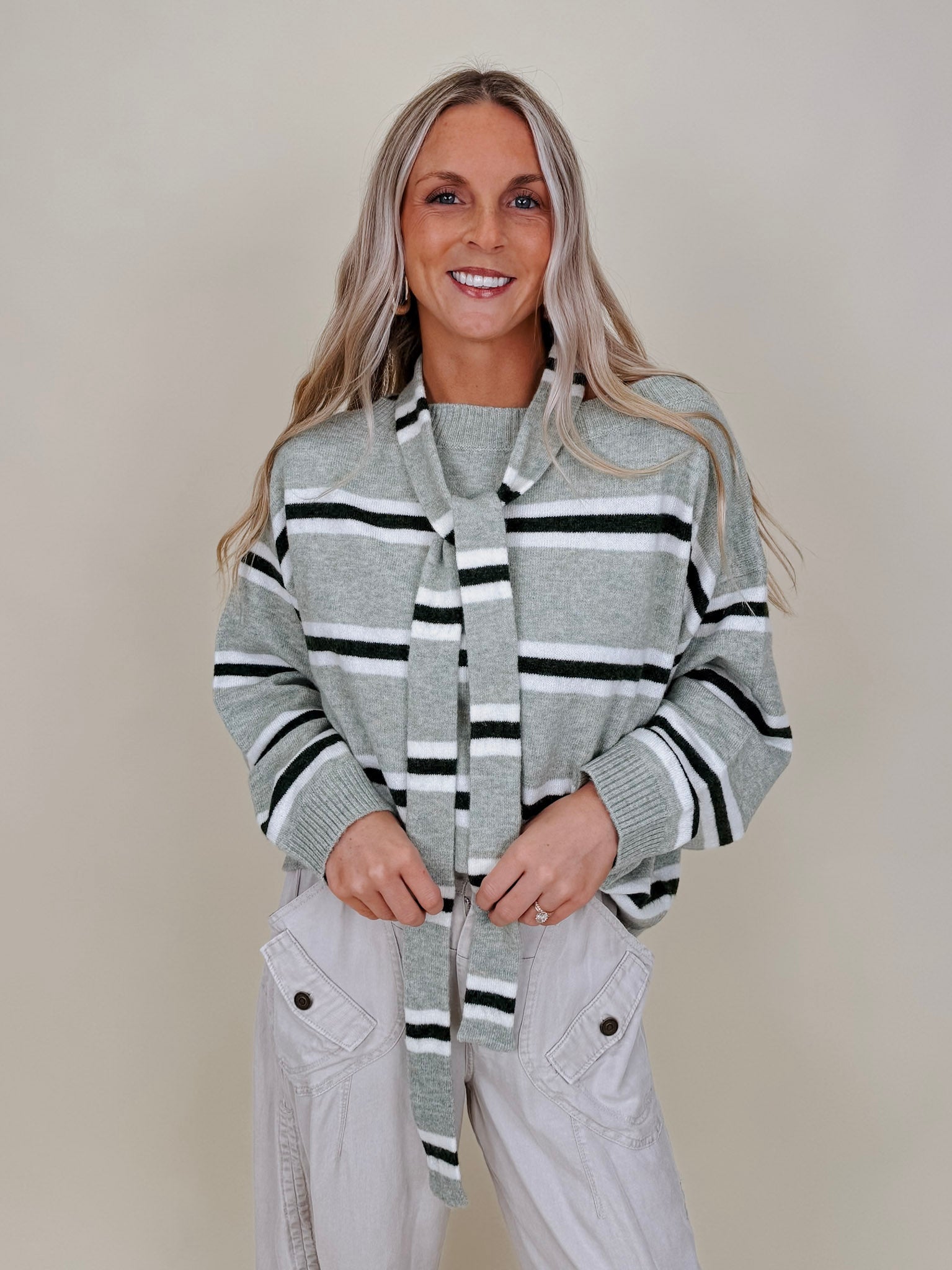 Birdie Boat Neck Sweater - PAPER DOLL