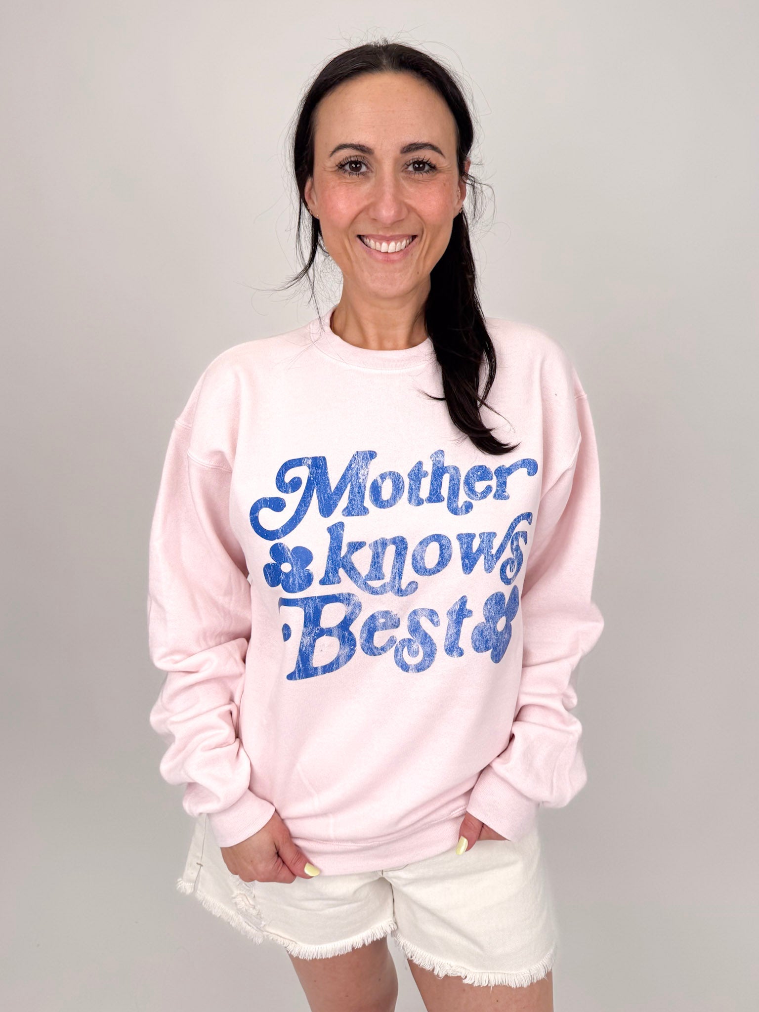 Mother Knows Best Sweatshirt - PAPER DOLL