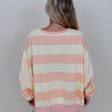 Halle Striped Sweatshirt - PAPER DOLL