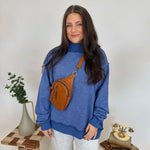 Make Amends Mock Neck Sweatshirt - PAPER DOLL