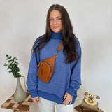 Make Amends Mock Neck Sweatshirt - PAPER DOLL