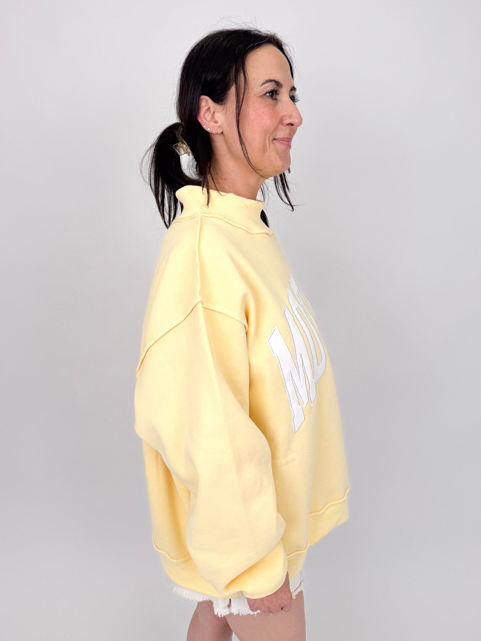 "Mother" Embroidered Sweatshirt - PAPER DOLL