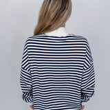 American Flag Floral Sweatshirt - PAPER DOLL