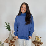 Make Amends Mock Neck Sweatshirt - PAPER DOLL