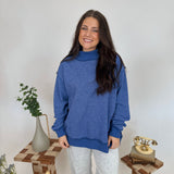 Make Amends Mock Neck Sweatshirt - PAPER DOLL