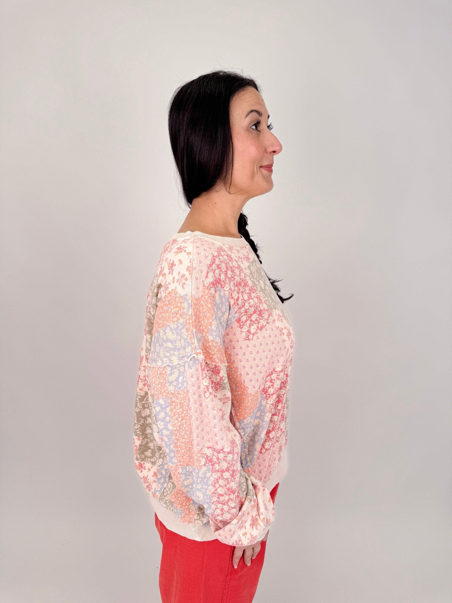 Take A Risk Patchwork Top - PAPER DOLL