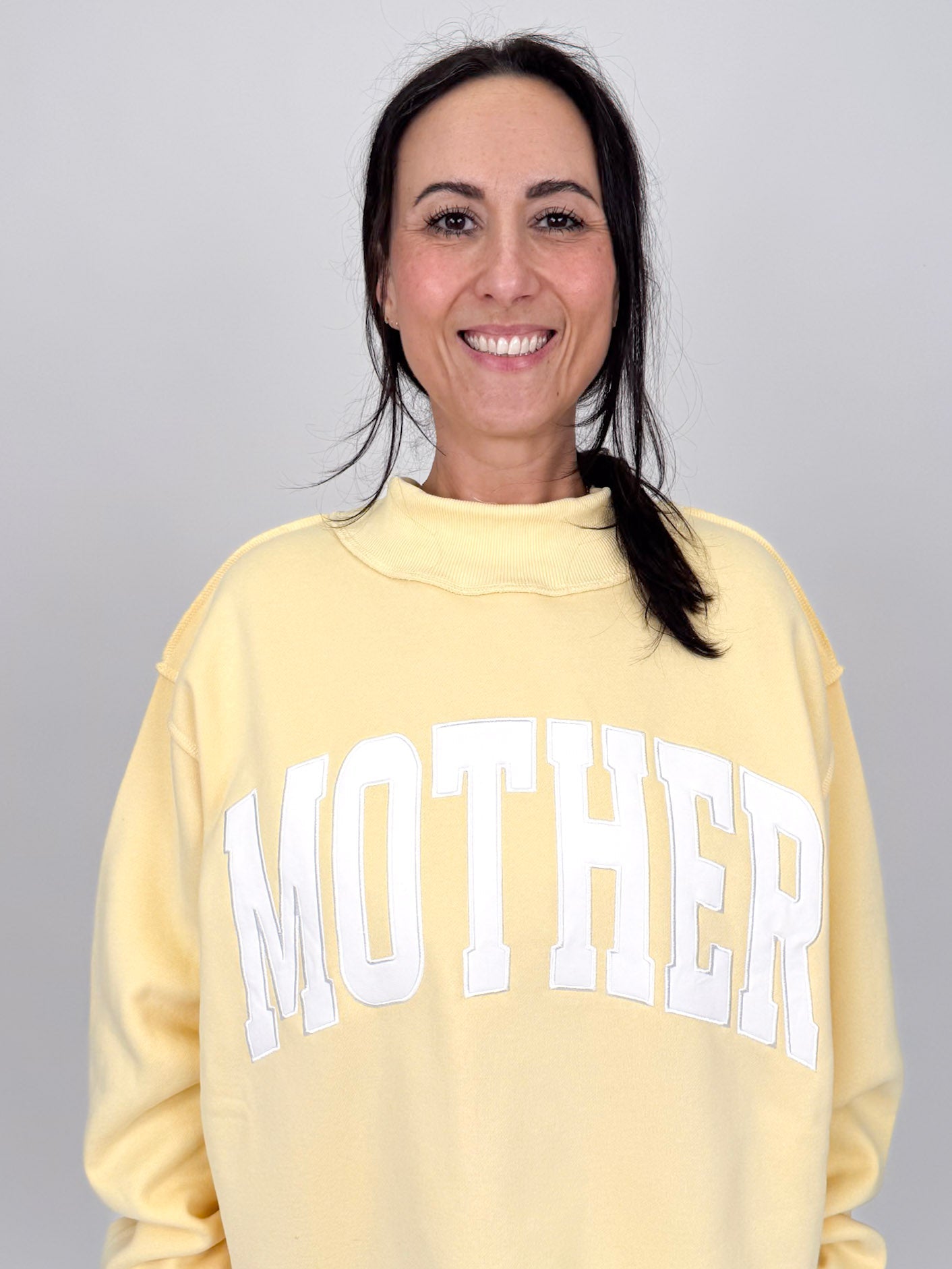 "Mother" Embroidered Sweatshirt - PAPER DOLL