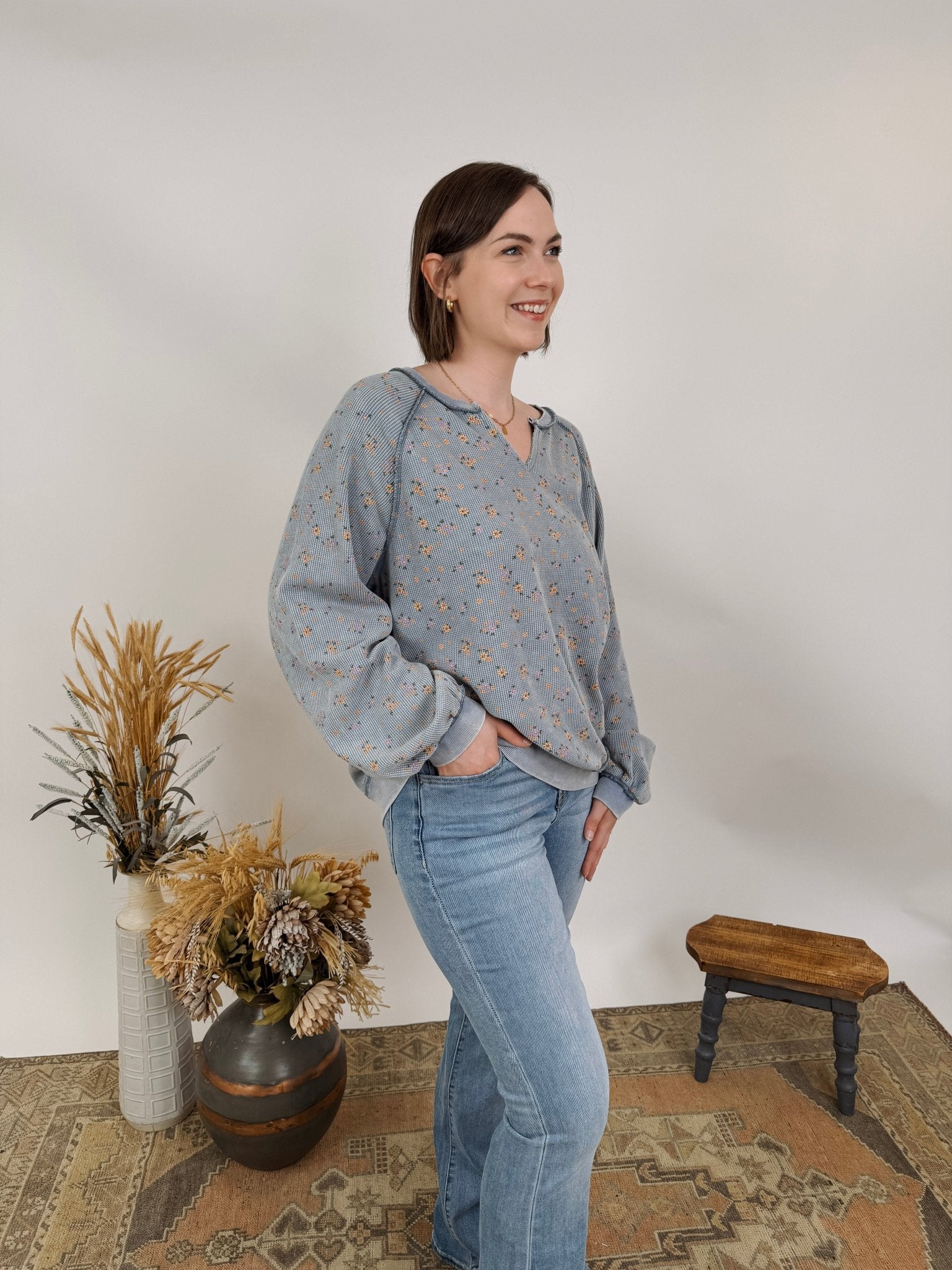 Odette Thermal Knit Top - PAPER DOLL