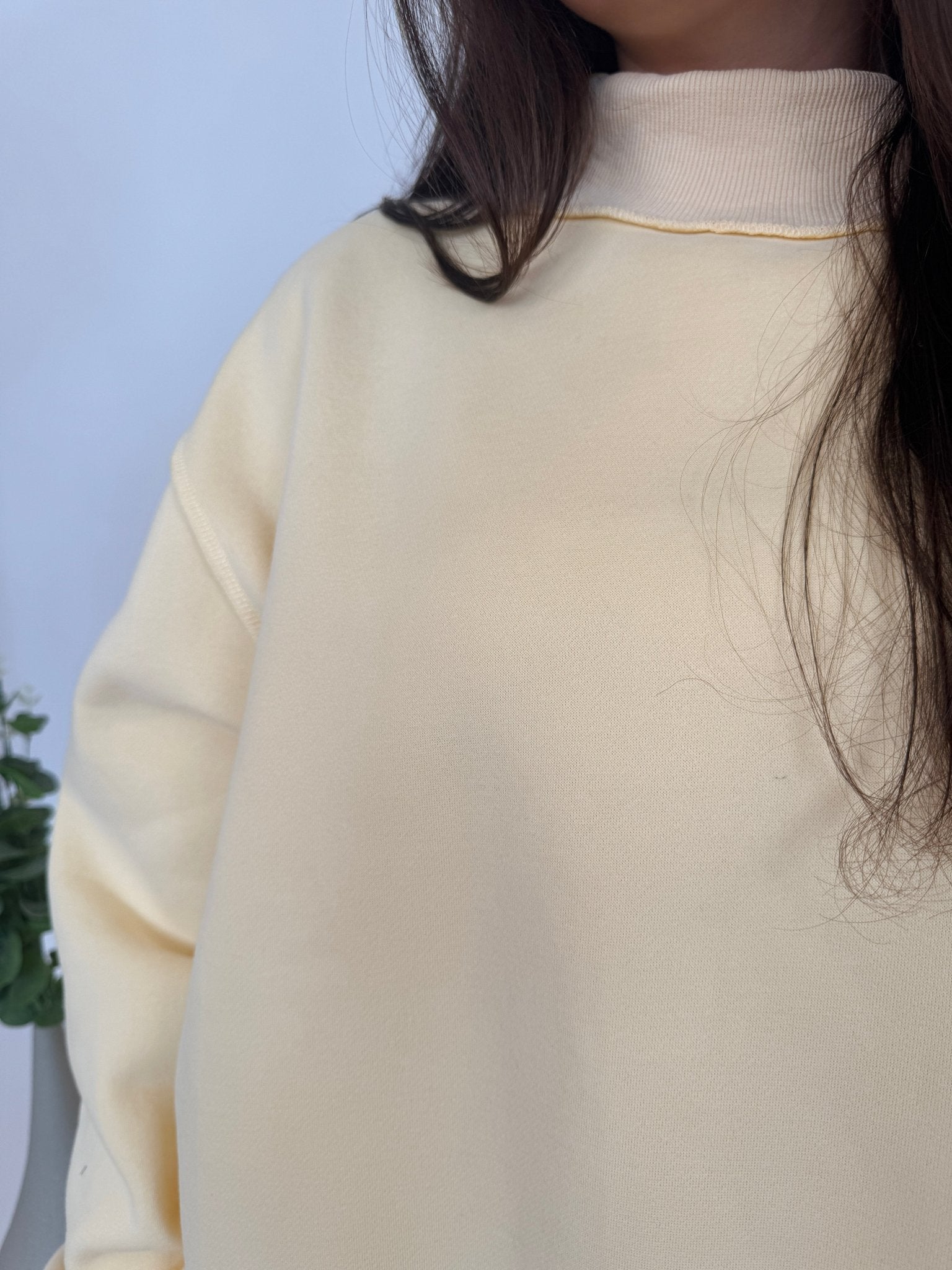 Make Amends Mock Neck Sweatshirt - PAPER DOLL